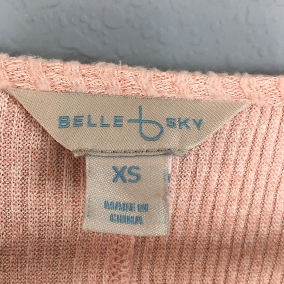 belle sky, long sleeve light pink shirt - Picture 3 of 4